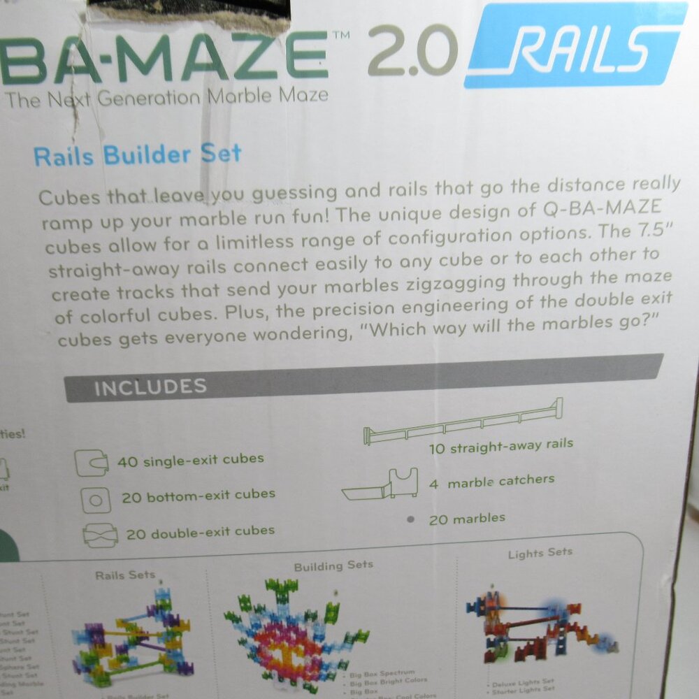 Q-Ba-Maze 2.0 Rails Builder Set - Picture 7 of 10
